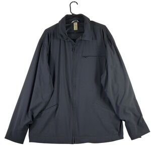 Gander Mountain Mens XLT black full Zip Front‎ Pockets Casual Outdoor
